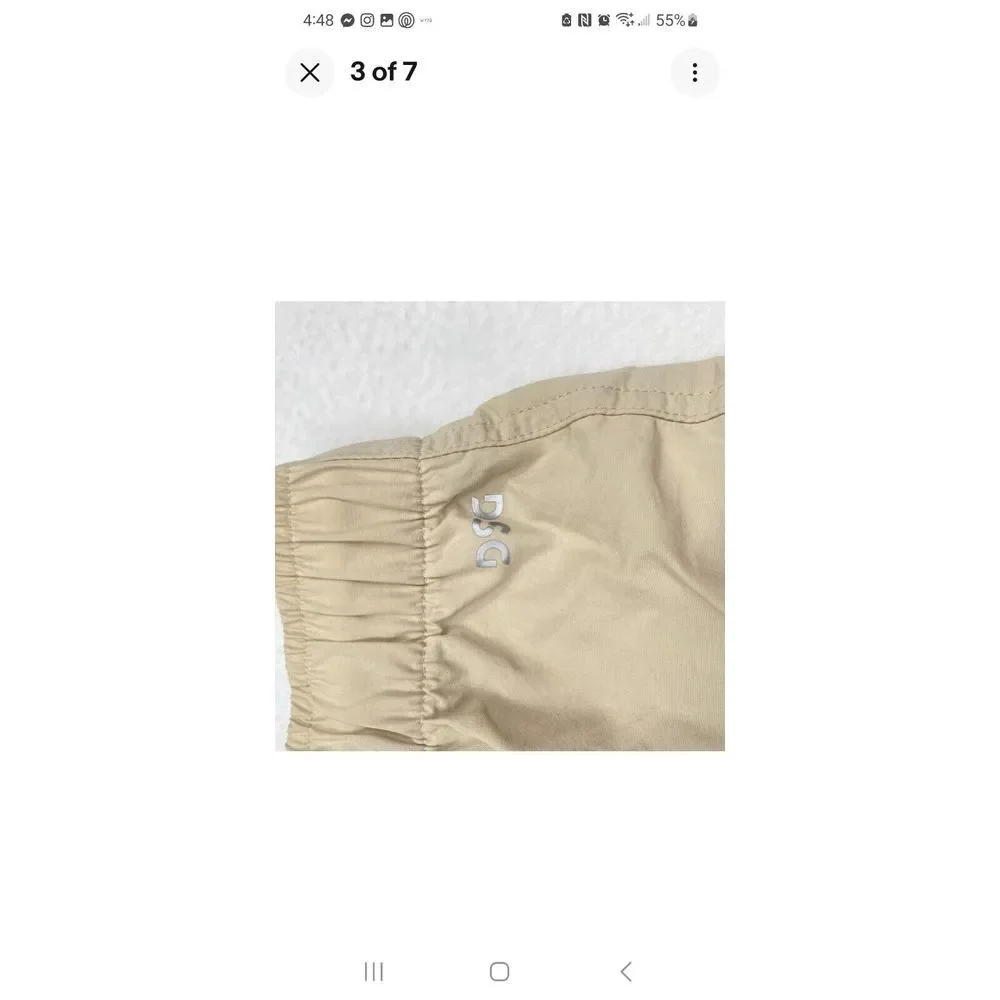 DSG XL‎ High Rise Woven Cargo Short Beige 3